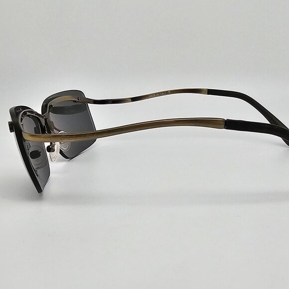 Celine SC1007 Col. S29 Brushed Bronze Frame Grey Lens Rimless Sunglasses Italy - Picture 3 of 16